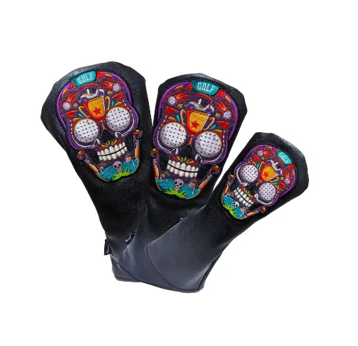 Pack of 3 Headcovers Hybrid, Wood & Driver