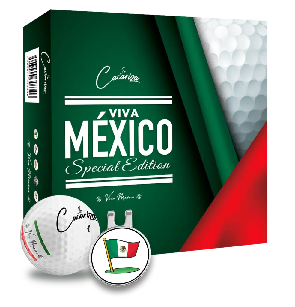 Limited Edition ¡Viva México! | 4 golf balls + magnetic pins